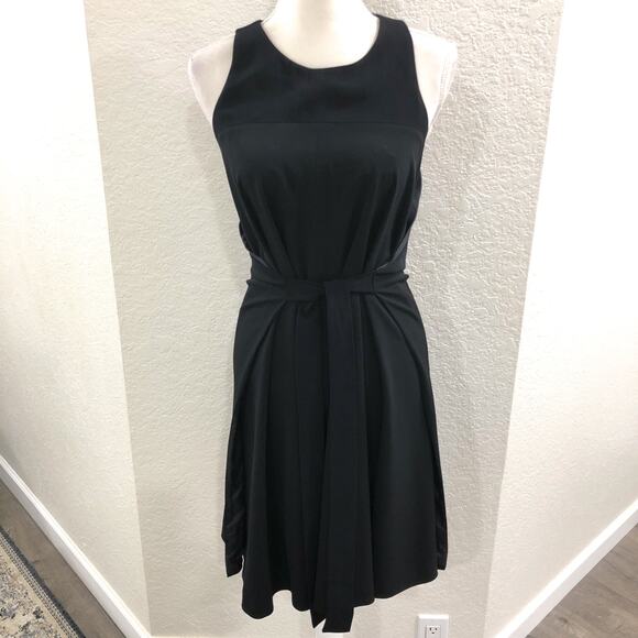 Balenciaga Black Dress Front Tie - Picture 3 of 12